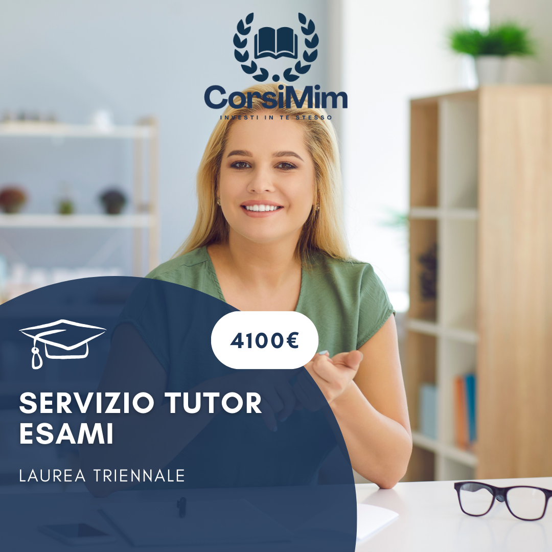 SERVIZIO TUTOR ESAMI LAUREA TRIENNALE