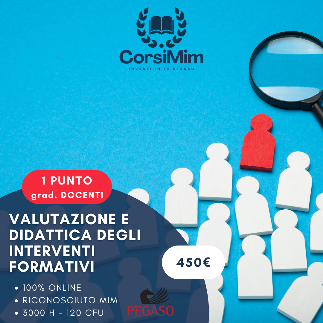 VALUTAZIONE E DIDATTICA DEGLI INTERVENTI FORMATIVI