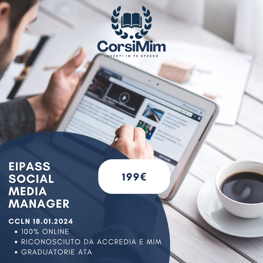 EIPASS SOCIAL MEDIA MANAGER