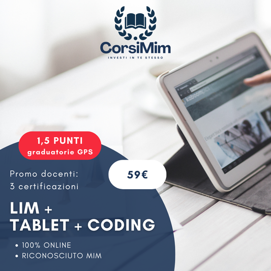 PROMO:  LIM+ TABLET + CODING (1,5 PUNTI)