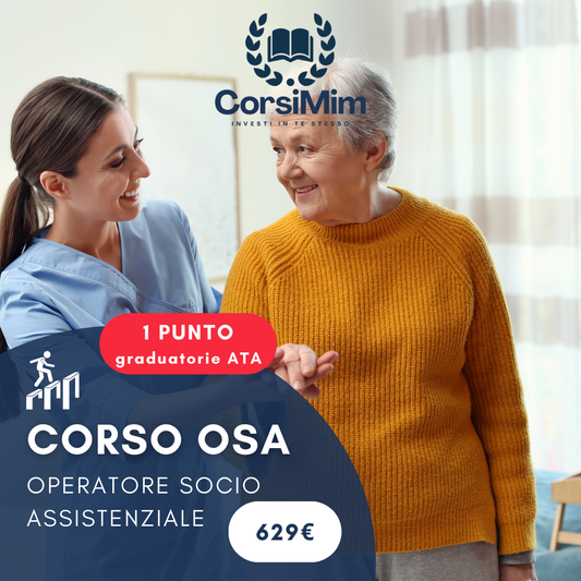 CORSO OSA - OPERATORE SOCIO ASSISTENZIALE